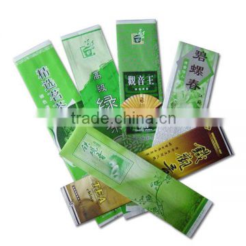 Laminated tea plastic bags