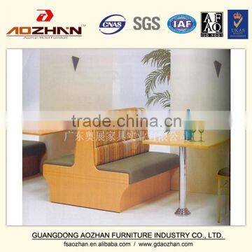 best price modern style wooden Restaurant leather Sofa