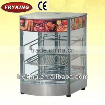 glass food warming cabinet/food warmer