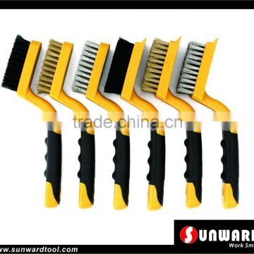 6PC Soft Grip Handle Wire Brush Set