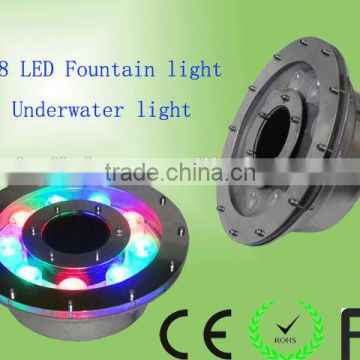 IP68 Waterproof LED Underwater Fountain Light DMX512 control 316 Stainless Steel