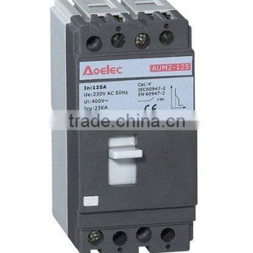 AUM2-125 2P 125A moulded case circuit breaker