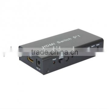 3D 5x1 HDMI Switch with Remote Control