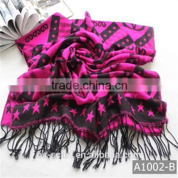 A1002 High quality cheap custom 100% viscose pashmina scarf