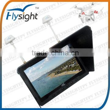 C386 5.8GHz 7'' Diversity LCD Screen Receiver Monitor RC801 for rc airplane fpv