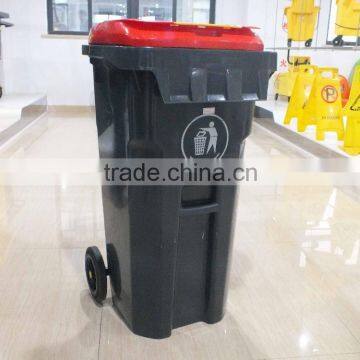 120L environmentally friendly mobile plastic dustbins waste bin recycle bin manufacturer