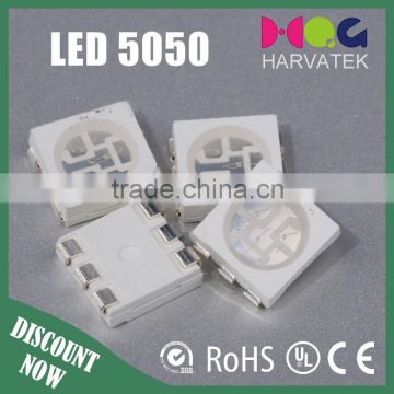 LED manufacture 5.4x5.0x1.6mm 900mcd sanan blue chip smd led 5050