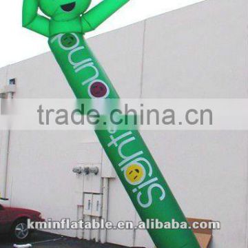 sightsound green inflatable air dancer