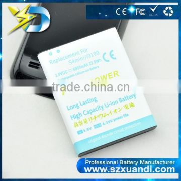 OEM high capacity mobile phone white label battery for S4mini I9190 with good price