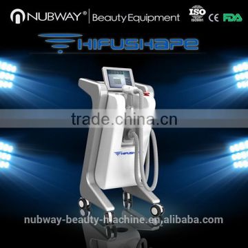 Portable High Frequency Face Machine Non-invasive Hifu High Intensity Focused Ultrasound Slimming Machine 4MHZ With No Side Effect High Intensity Focused Ultrasound