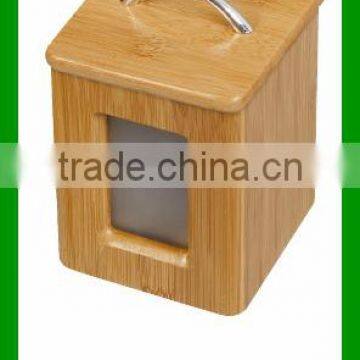 Wholesale Bamboo Chocolate / Jam / Cookie Storage Jar For Food With Lid