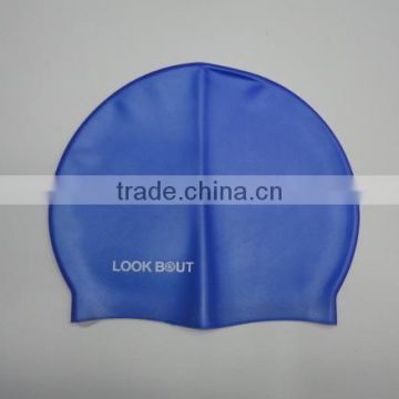best selling custom logo printing rubber swimming caps