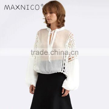 Maxnegio womens clothing latest new design 2017 shirts casual spring normal blouse