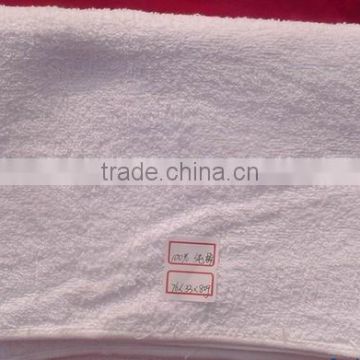 cotton terry white sauna towel