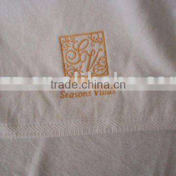 100% cotton velvet embroidery towel