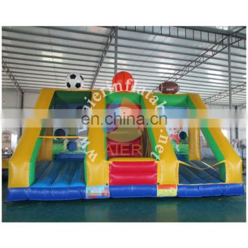 cheap price 3 in 1 inflatable soccer sport games for sale