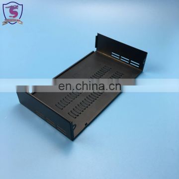 Custom black steel sheet metal computer parts shielding cases