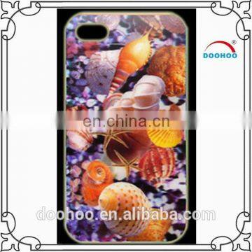 New arrival 3D Effects seashell Pattern Phone Plastic Case for iphone 6