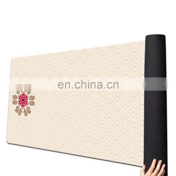 Top sales eco friendly suede natural rubber health mat