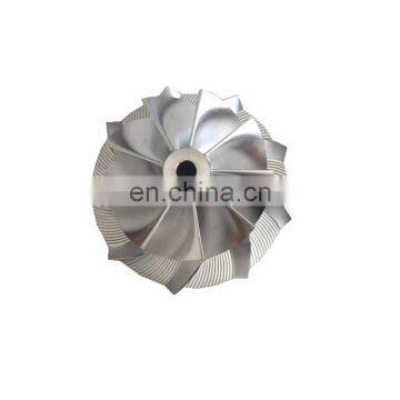 GT15-25 reverse 44.50/60.40mm 9+0 Blades 782847-01B high performance turbo aluminum 2618/milling/billet compressor wheel