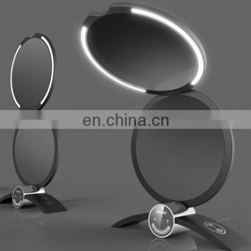 Innovative design Moon light LED table lamp with photo-show wireless charging, dimmable brightness