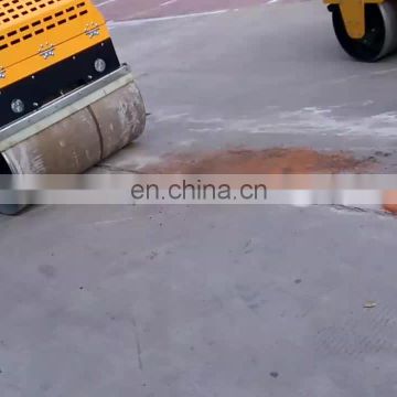 1T double drum hydraulic vibration road roller compactor