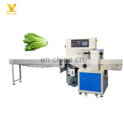Lettuce Packaging Automatic Sandwich Cookie Halvah Horizontal High Speed Sachet Packing Machine