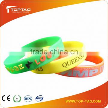 Low price customized Promotional silicone RFID wristbands for festivals