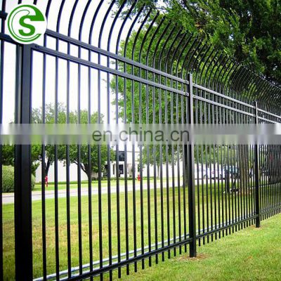 Frame Material and Fencing, Trellis & Gates Type Wrought Iron Garden fence design prefab iron fence panels