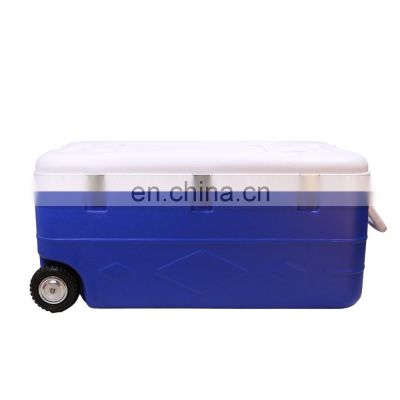 180L PU Foam High Performance Cold Chain Large Seafood Cooling Storage Box Fish Cooler Box
