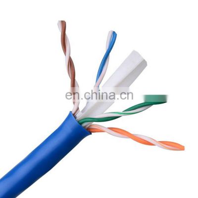 Top Selling PVC LSZH 0.56mm 0.58mm 23AWG 305m/Roll Communication utp cat6 Cables manufacturer