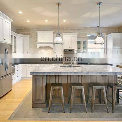 2021 New Classical blackwalnut kitchen cabinets set design