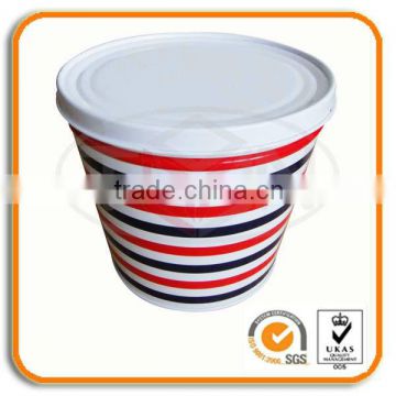 Colored Metal Buckets With Handle