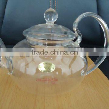 SGS FDA test borosilicate glass teapot