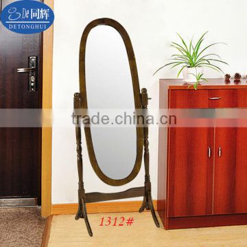 home furniture wood frame floor looking glass(1312#)