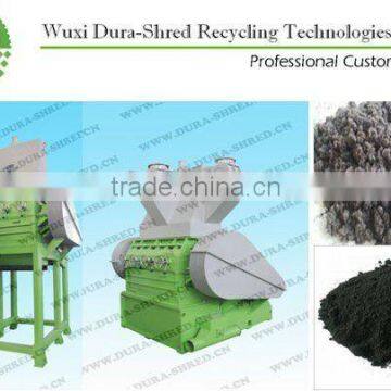 High quality brand new low price waste tyre rubber powder grinder machine for sale in tire recycling plant