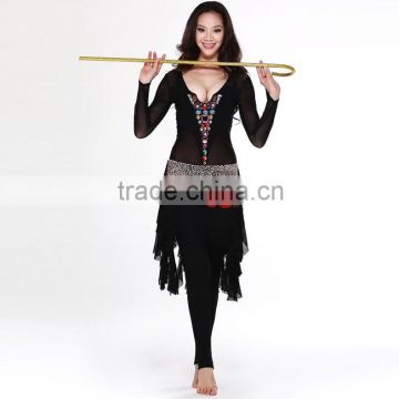 Mesh and Crystal Cotton sexy lady Belly dance costumes uk