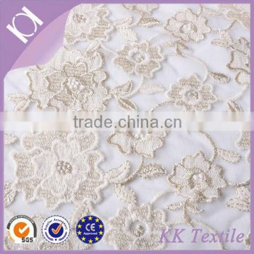 competitive high quality cotton and metallic thread dubai lace