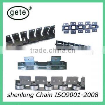 conveyor chain with attachments