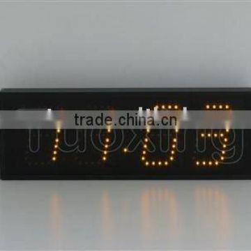4 inch 4 digit semi-outdoor LED Digital Clock