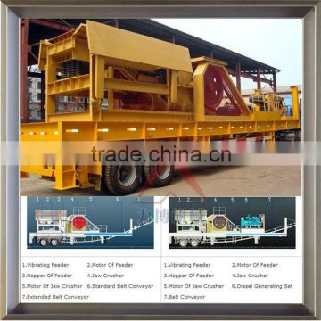 China Manufacturer Supplies Complete Set of Mobile Jaw Crusher Crushing and Screening Plant with Full Service