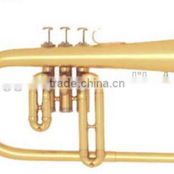 keful bb key yellow brass flugelhorn brass wind