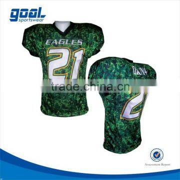 New design college high quality cheap custom american football uniform