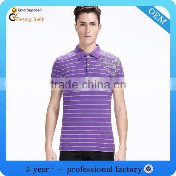 men striped polo shirt