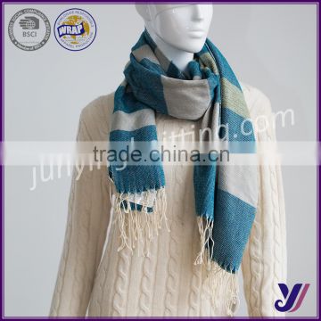 factory price fashion woven Cheap pashmina infinity Scarf (Accept the design draft)
