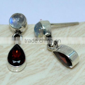 925 Sterling Silver Earring Rainbow Classic Stud for Best Gift This Christmas