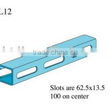 Slotted Strut Channel with elongated holes
