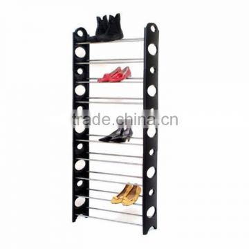 10 tier 2-door beench shoe cabinet/shoe rack