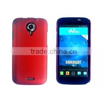 for wiko darknigt high quality red rubber painting case factory price