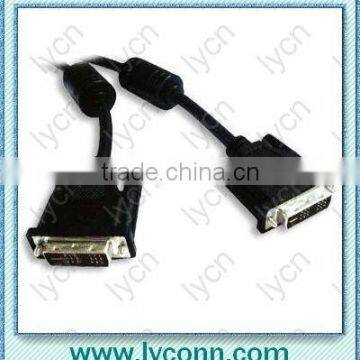 DVI cable Male to Male with double ferrite